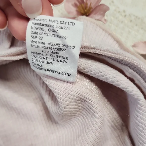 Jamie Kay "Melanie" One Piece Ruffle Footies, Size 3-6 months and 12-18 months - Picture 5 of 9